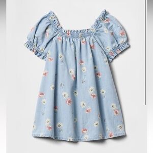 Gap Baby Floral Denim Dress
